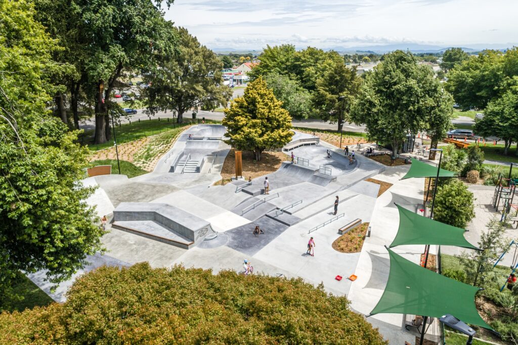 Flaxmere Skate Park - Green Flag Awards - Green By Nature NZ